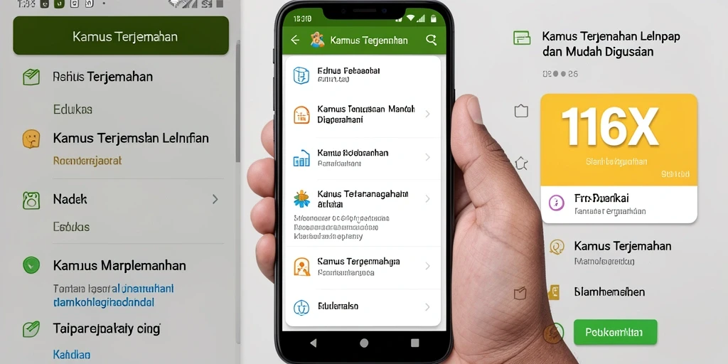 Tampilan antarmuka aplikasi 116X yang bersih dan fungsional.
