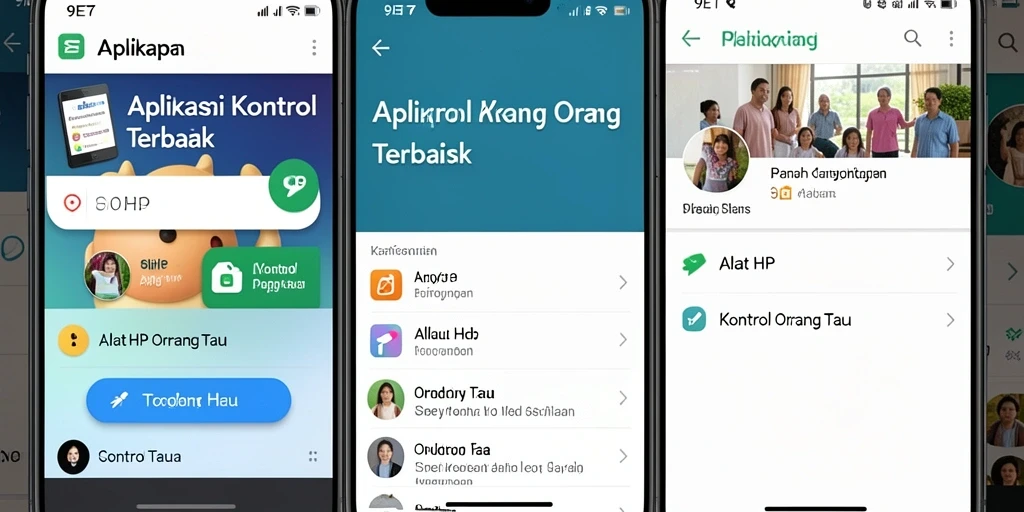 Antarmuka kontrol orang tua 9ET yang ramah pengguna.