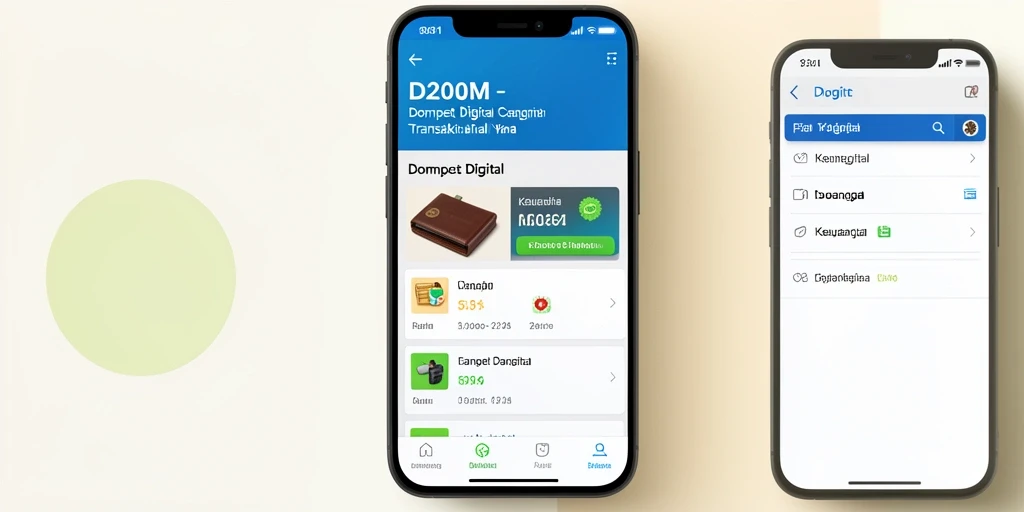 Antarmuka D200M yang modern dan intuitif untuk pengguna.