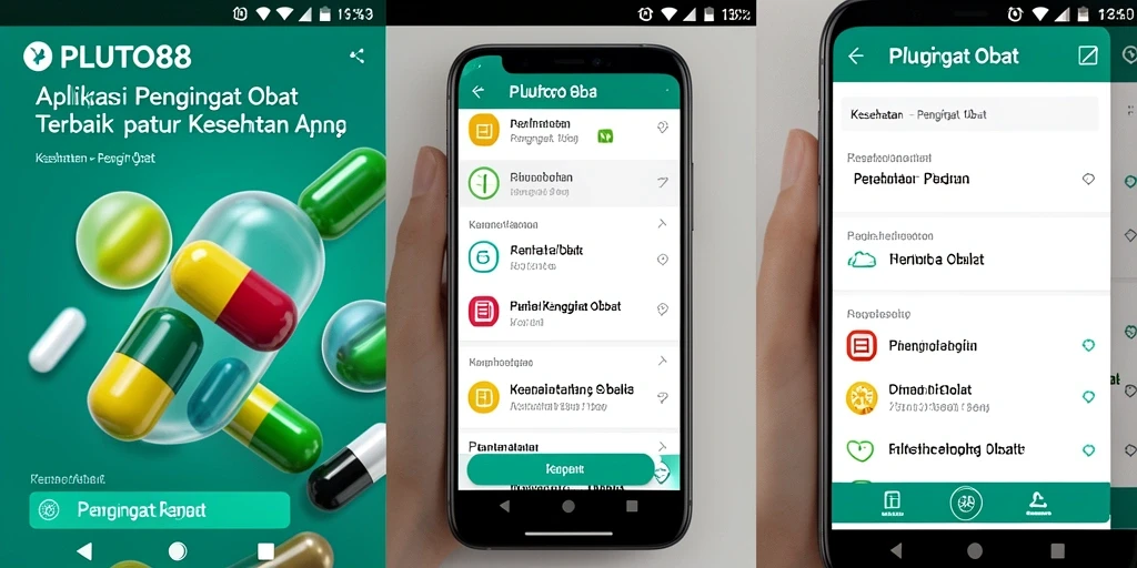 Antarmuka aplikasi PLUTO88 yang intuitif dan informatif.